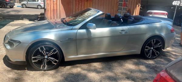 ב.מ.וו סדרה 6 650I קבריולט אוט' 4.8 (367 כ''ס) בנזין 2007 למכירה בפתח תקווה