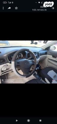 יונדאי אקסנט (עד 2012) GL אוט' 1.4 (97 כ''ס) בנזין 2010 למכירה בשדרות