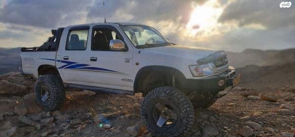 טויוטה היילקס 4X4 4X4 SR דאבל קבינה ידני דיזל 2.5 (102 כ''ס) דיזל 2002 למכירה בתל אביב יפו