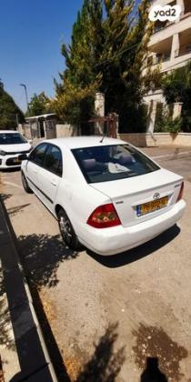 טויוטה קורולה Sun אוט' 1.6 (110 כ''ס) בנזין 2006 למכירה בירושלים