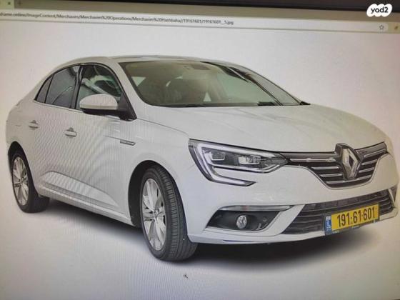 רנו מגאן גראנד קופה Intense אוט' דיזל 1.5 (110 כ"ס) דיזל 2017 למכירה בנתיבות