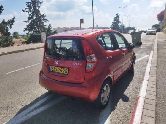 סוזוקי ספלאש GLS אוט' 1.2 (95 כ''ס) בנזין 2011 למכירה בחיפה