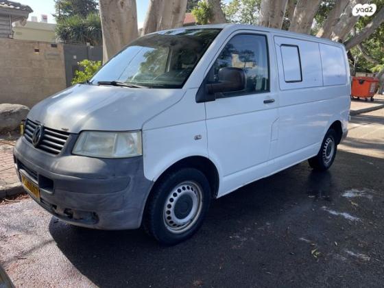 פולקסווגן טרנספורטר מסחרי/נוסעים קצר ידני דיזל 1.9 (84 כ''ס) דיזל 2009 למכירה בכפר ביאליק
