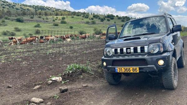 סוזוקי ג'ימני 4X4 GLX אוט' 1.3 (85 כ''ס) בנזין 2017 למכירה בנשר
