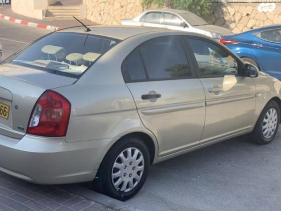 יונדאי אקסנט (עד 2012) GL אוט' 1.6 (112 כ''ס) בנזין 2008 למכירה בביתר עילית