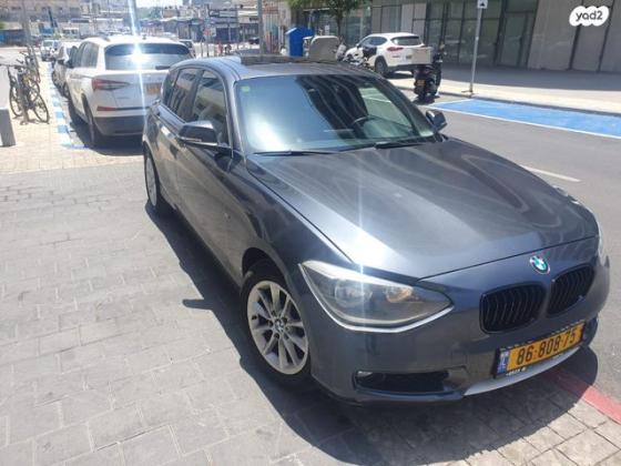 ב.מ.וו סדרה 1 116I Luxury אוט' 5 דל' 1.6 (136 כ''ס) בנזין 2013 למכירה בתל אביב יפו