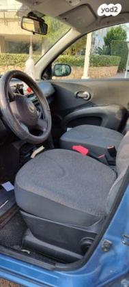 ניסאן מיקרה Visia אוט' 1.4 (88 כ''ס) בנזין 2007 למכירה בבת ים