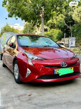 טויוטה פריוס הייבריד אוט' 1.8 (98 כ''ס) בנזין 2016 למכירה בתל אביב יפו