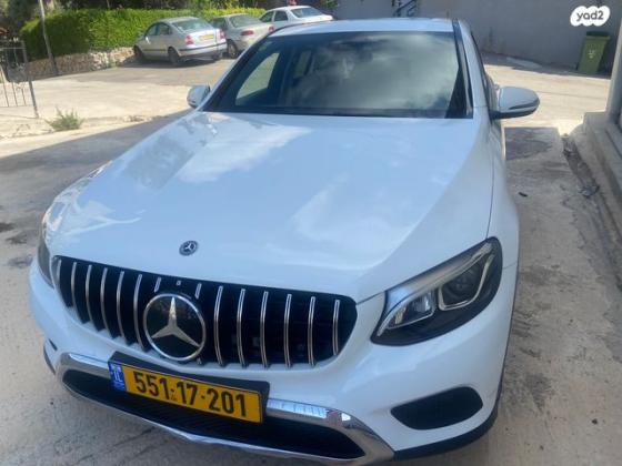 מרצדס GLC-Class קופה 4X4 GLC250 Coupe FLTLIN אוט' 2.0 (211 כ''ס) בנזין 2019 למכירה באעבלין