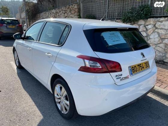 פיג'ו 308 Active אוט' 1.2 (130 כ''ס) בנזין 2015 למכירה בגבעת אלה