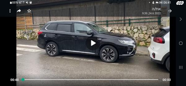 מיצובישי אאוטלנדר PHEV 4X4 Supreme הייבריד אוט' 5 מק' 2.0 (121 כ"ס) היברידי חשמל / בנזין 2017 למכירה במבשרת ציון