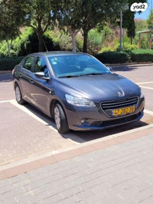 פיג'ו 301 Active אוט' 1.6 (115 כ"ס) בנזין 2016 למכירה בתל אביב יפו