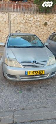 טויוטה קורולה Sun אוט' 1.6 (110 כ''ס) בנזין 2006 למכירה בירושלים
