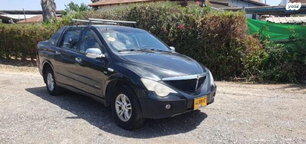 סאנגיונג אקטיון ספורט 4X4 S דאבל קבינה אוט' דיזל 2.0 (141 כ''ס) דיזל 2008 למכירה באשדוד