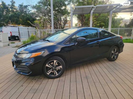 הונדה סיוויק קופה / הצ'בק EX קופה אוט' 1.8 (143 כ"ס) בנזין 2015 למכירה בחולון