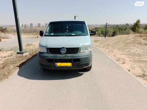 פולקסווגן טרנספורטר מסחרי/נוסעים קצר אוט' דיזל 3 מק' 3 דל' 2.5 (130 כ''ס) דיזל 2008 למכירה באופקים