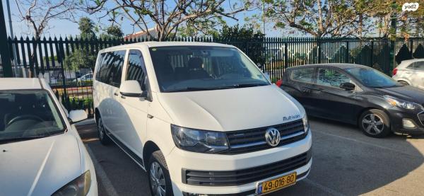 פולקסווגן טרנספורטר מסחרי/נוסעים Kombi קצר ידני דיזל 2-3 מק' 3 דל' 2.0 (84 כ''ס) דיזל 2017 למכירה בחדרה