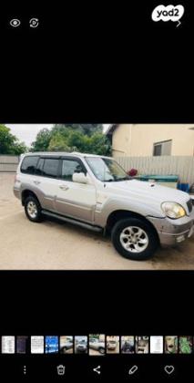 יונדאי טאראקן 4X4 GLS אוט' דיזל 5 מק' 2.9 (165 כ''ס) דיזל 2005 למכירה בבית יצחק שער חפר