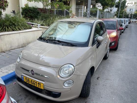 פיאט 500 Pop אוט' 1.2 (69 כ"ס) [2009-2014] בנזין 2013 למכירה בתל אביב יפו