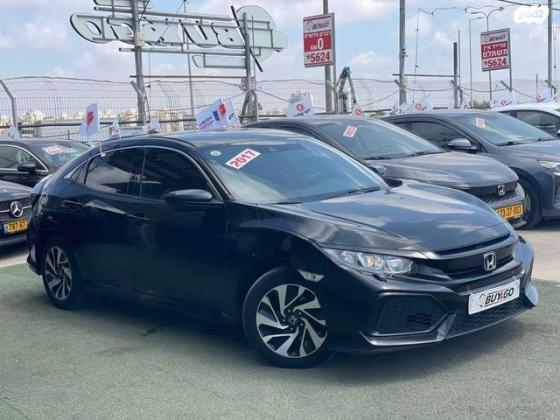 הונדה סיוויק האצ'בק החדשה Comfort ידני 1.0 (126 כ''ס) בנזין 2017 למכירה בנתניה