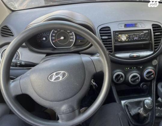 יונדאי i10 Inspire ידני 1.1 (69 כ''ס) בנזין 2011 למכירה בחולון