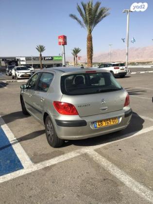 פיג'ו 307 XT טיפטרוניק 5 דל' 1.6 (110 כ"ס) בנזין 2007 למכירה באילת