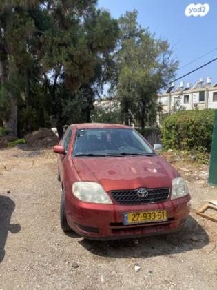 טויוטה קורולה GLI אוט' 1.6 (110 כ''ס) בנזין 2003 למכירה בנהריה