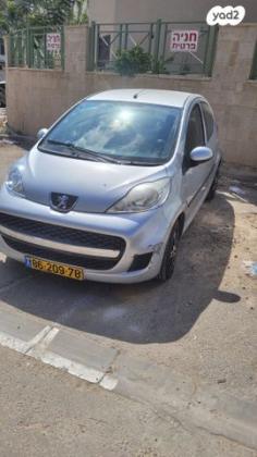 פיג'ו 107 Trendy אוט' 1.0 (70 כ''ס) בנזין 2012 למכירה בקרית מלאכי