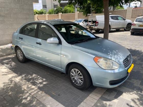 יונדאי אקסנט (עד 2012) GL אוט' 1.6 (112 כ''ס) בנזין 2008 למכירה ברחובות