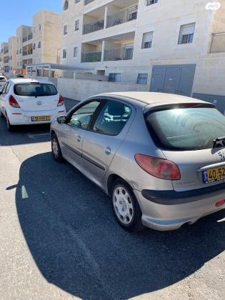 פיג'ו 206 XLine אוט' 1.4 (75 כ''ס) בנזין 2005 למכירה בירושלים