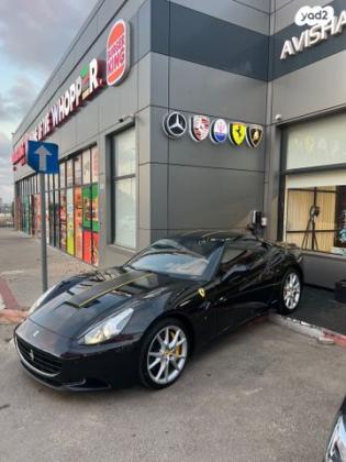 פרארי קליפורניה קבריולט אוט' 4.5 (460 כ''ס) בנזין 2012 למכירה באשדוד