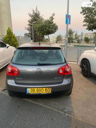 פולקסווגן גולף Comfortline אוט' 5 דל' 2.0 (150 כ''ס) בנזין 2007 למכירה בירושלים