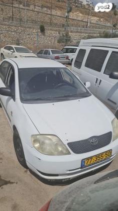 טויוטה קורולה Sun אוט' 1.6 (110 כ''ס) בנזין 2003 למכירה בכרמיאל