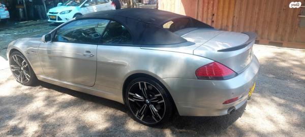 ב.מ.וו סדרה 6 650I קבריולט אוט' 4.8 (367 כ''ס) בנזין 2007 למכירה בפתח תקווה