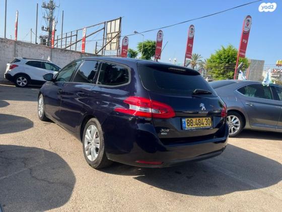 פיג'ו 308 Active SW סטיישן אוט' 1.2 (130 כ''ס) בנזין 2015 למכירה בחיפה