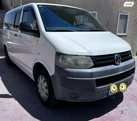 פולקסווגן טרנספורטר מסחרי/נוסעים Delivery Van קצר ידני דיזל 2.0 (84 כ''ס) דיזל 2010 למכירה בעומר
