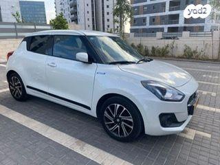 סוזוקי סוויפט GLX אוט' הייבריד 1.2 (83 כ"ס) בנזין 2021 למכירה בטירת כרמל