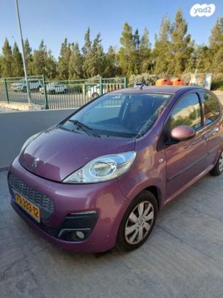 פיג'ו 107 Active אוט' 1.0 (68 כ''ס) בנזין 2013 למכירה בכפר אדומים