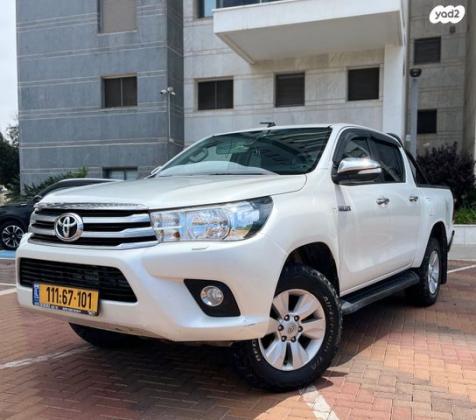 טויוטה היילקס 4X4 4X4 Adventure דאבל קבינה אוט' דיזל 2.4 (150 כ''ס) דיזל 2017 למכירה בקרית ביאליק