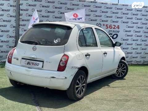 ניסאן מיקרה Visia אוט' 1.4 (88 כ''ס) בנזין 2007 למכירה בנתניה