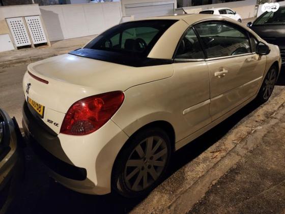פיג'ו 207 CC קבריולט אוט' 1.6 (120 כ''ס) בנזין 2008 למכירה בבאר שבע