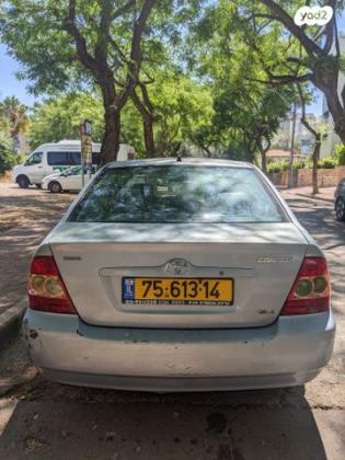 טויוטה קורולה Sun אוט' 1.6 (110 כ''ס) בנזין 2006 למכירה בפתח תקווה