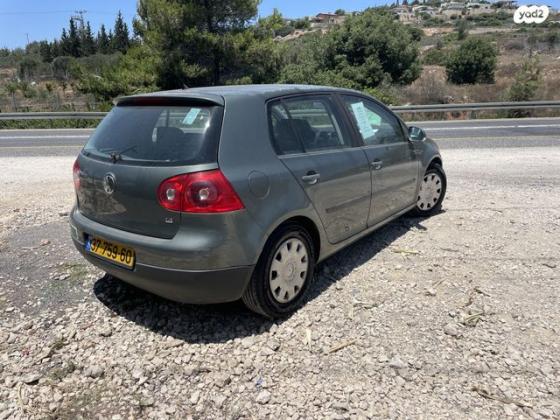 פולקסווגן גולף Trendline ידני 5 דל' 1.6 (102 כ"ס) בנזין 2007 למכירה ביודפת