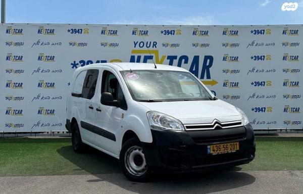 סיטרואן ברלינגו דור 2 (2008-2019) Maxi ידני דיזל 4 דל' 9 מק' 1.6(100 כ"ס) דיזל 2018 למכירה בחיפה