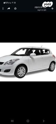 סוזוקי סוויפט GLX אוט' 1.2 (94 כ"ס) בנזין 2011 למכירה באשקלון