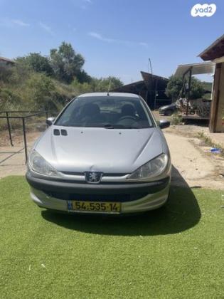 פיג'ו 206 One Line PK אוט' 1.6 (110 כ''ס) בנזין 2006 למכירה במטע