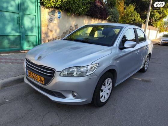 פיג'ו 301 Active רובוטית 1.2 (82 כ"ס) בנזין 2015 למכירה בהרצלי