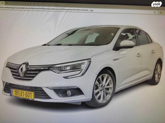 רנו מגאן גראנד קופה Intense אוט' דיזל 1.5 (110 כ"ס) דיזל 2017 למכירה בנתיבות