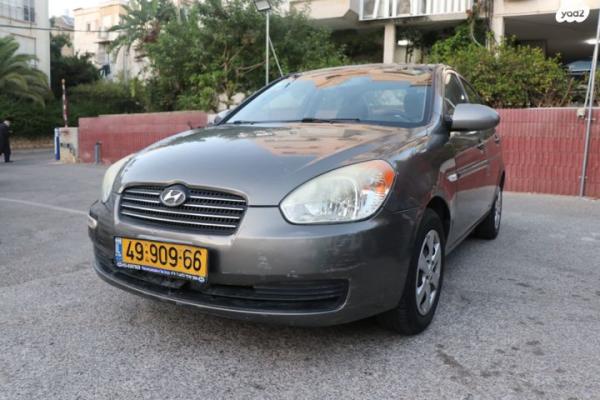 יונדאי אקסנט (עד 2012) GLS אוט' 1.6 (112 כ''ס) בנזין 2009 למכירה ברמת גן