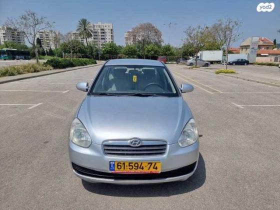 יונדאי אקסנט (עד 2012) GL אוט' 1.4 (97 כ''ס) בנזין 2010 למכירה ברחובות